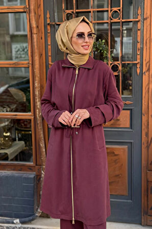 HILAY Belda Pantolonlu Takım HLY012Y101.006 Mürdüm