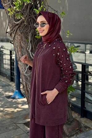 HILAY Helen Pantolonlu Takım HLY0125Y101.018 Mürdüm