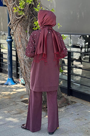 HILAY Helen Pantolonlu Takım HLY0125Y101.018 Mürdüm