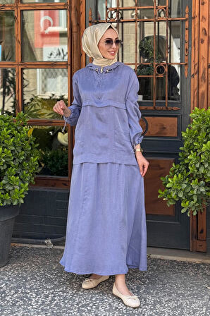 HILAY Esta Etekli Takım HLY0125Y101.026 İndigo