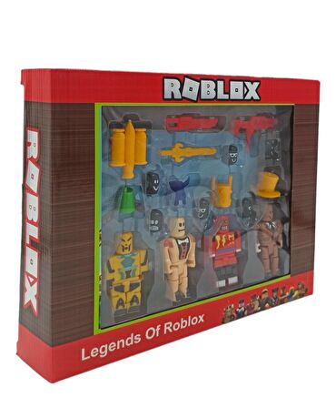 Oyuncak Roblox Figürleri Legends Of Roblox 4 Karakterli Aksesuarlı Set