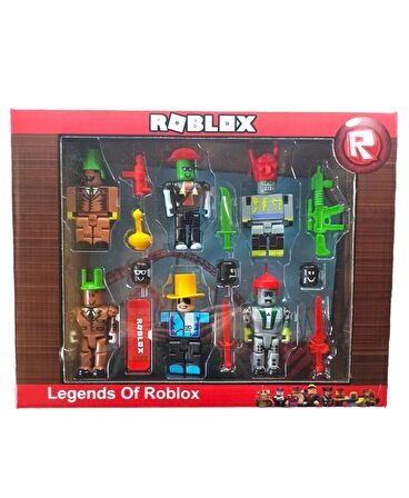 Oyuncak Roblox Figürleri Legends Of Roblox 6 Karakterli Aksesuarlı Set