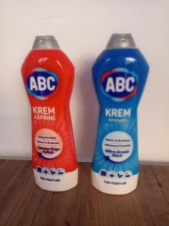 ABC KREM AXPRİNE 750ml + ABC KREM AMONYAKLI 750ml X 2li