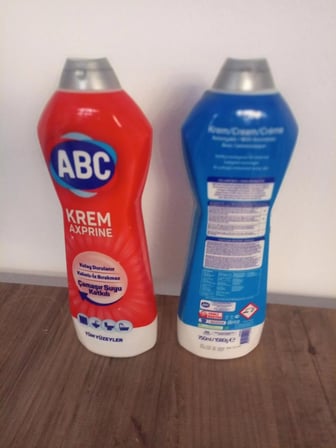 ABC KREM AXPRİNE 750ml + ABC KREM AMONYAKLI 750ml X 2li