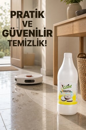 Glint Robotik 1 Litre Akıllı Robot Süpürge Deterjanı Zemin Temizleyici