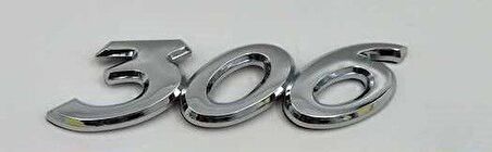 Peugeot 306 Yazısı ( 306 Arka Bagaj Yazısı)