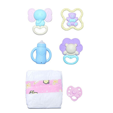 Kutulu 43 cm Aksesuarlı Gerçekçi Bebek Et Bebek KNG-902-2A