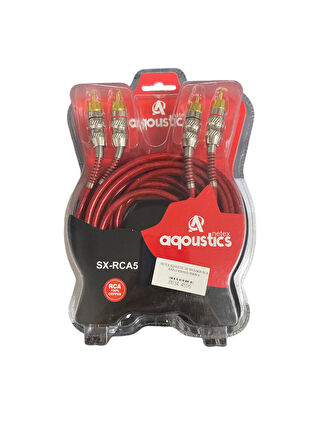 NETEX AQOUSTİC SX-5M BAKIR RCA KABLO KIRMIZI