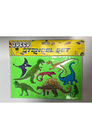JOCCO GS-1E DİNOZOR ŞABLON SETİ