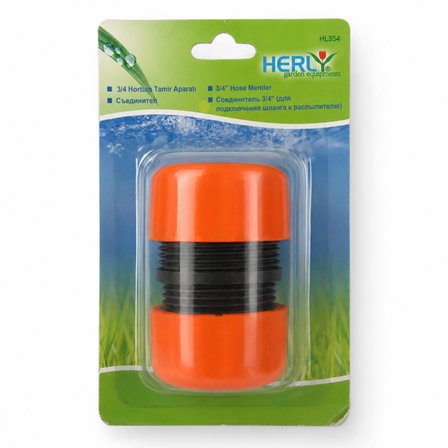 HERLY HL354 3/4 Hortum Tamir Aparatı Bahçe Sulama Hortumu Birleştirme Ek Parçası Onarım Bağlantısı