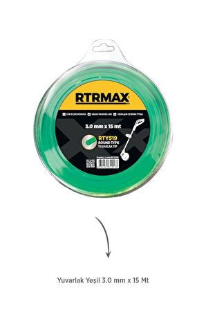 RTM9636SET Benzinli Sırt Tipi Tırpan 3'lü Set -Eldiven-Tırpan Misinası