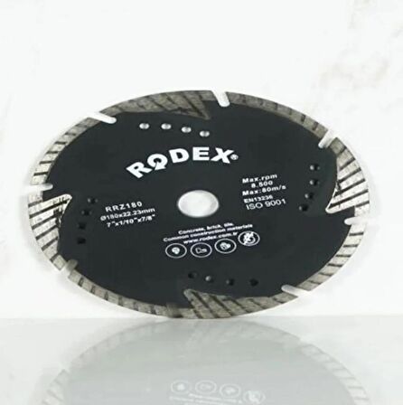 Rodex Elmas Kesme Diski Tuğla Granit Mermer 180 mm RRZ180