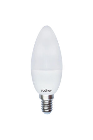 RTL02111 Rother LED Mum Avize Ampul 6W E14 470 Lümen 4500K Gün Işığı - Enerji Tasarruflu Ampul
