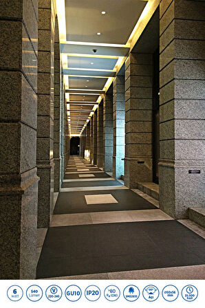 RTL11111-5 Rother GU10 LED Spot Ampul 6W 540 Lümen 4500K Gün Işığı Enerji Tasarruflu Ampul 5 Adet