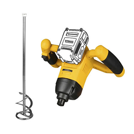 RTX1882B Şarjlı Boya ve Harç Karıştırıcı - Akü Hariç