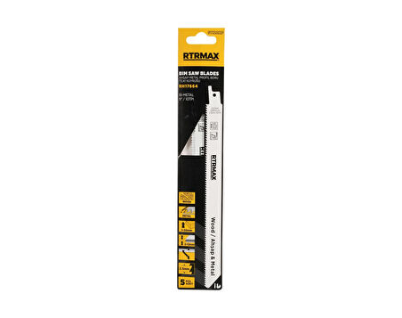 RH17664 Ahşap - Metal Profil Boru Tilki Kuyruğu - S1122HF Model 225 mm - 5 Adet