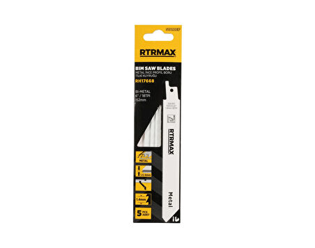 RH17668 Metal İnce Profil Boru Tilki Kuyruğu - S922EF Model 152 mm - 5 Adet