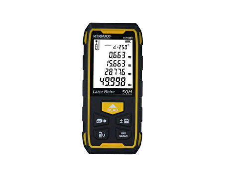 RTM035G Şarjlı Lazer Mesafe Ölçer 50 Mt (Yeşil Renk)