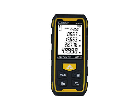 RTM039G Şarjlı Lazer Mesafe Ölçer 100 Mt (YeşilRenk)