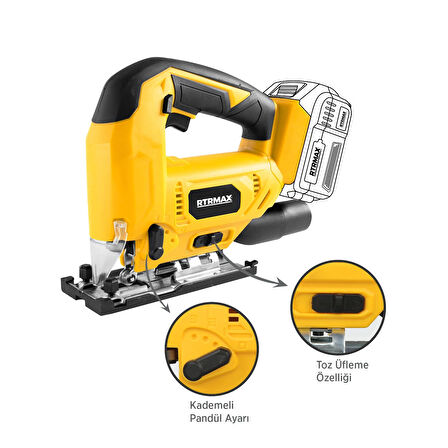 RTX1844B Şarjlı Dekupaj Testere - Akü Hariç