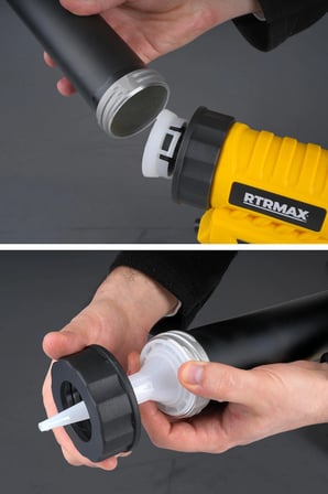 RTX1878B Şarjlı Silikon Sosis Tabancası 300/600 ml - Akü Hariç