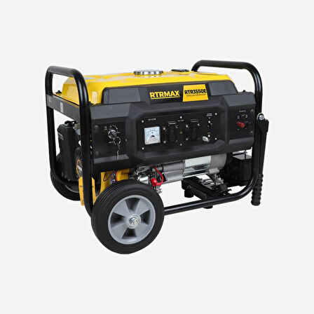 RTR3550E Benzinli Jeneratör 3.5 Kva / 2.8 Kw 220 V / 12 V İpli / Marşlı (Akülü)