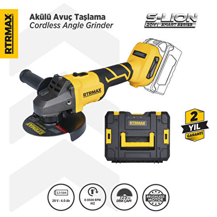 RTS5050B Şarjlı Avuç Taşlama Makinası Kömürsüz 125 mm 8.500 Rpm - Akü Hariç