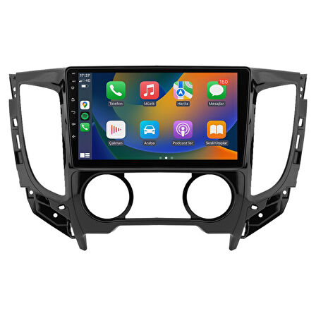 Mitsubishi L200 Android Multimedya Sistemi (2015-2019) CRV-4366XR