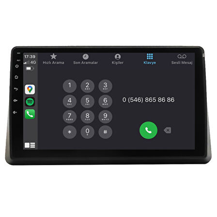 Renault Master Android Multimedya Sistemi (2020-2024) CRV-4609XR