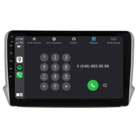 Peugeot 2008 Android Multimedya Sistemi (2013-2021) CRV-4420XR