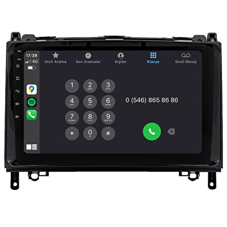 Mercedes A Serisi W169 Android Multimedya Sistemi (2006-2009) CRV-4340XR
