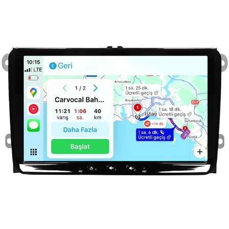 Skoda Fabia Android Multimedya Sistemi (2010-2014) CRV-4580SX Piano Black Çerçeve