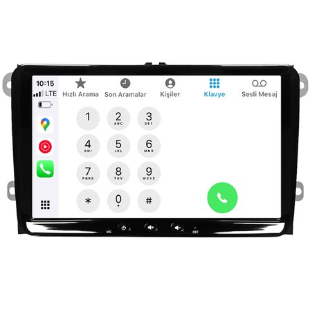 Volkswagen Amarok Android Multimedya Sistemi (2011-2019) CRV-4580SX Piano Black Çerçeve