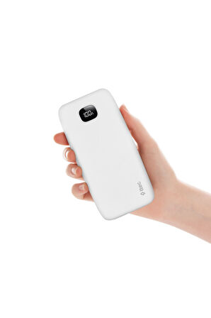 20.000 mah powerbank Chargeup pro lcd 20w hızlı şarj 20000 powerbank