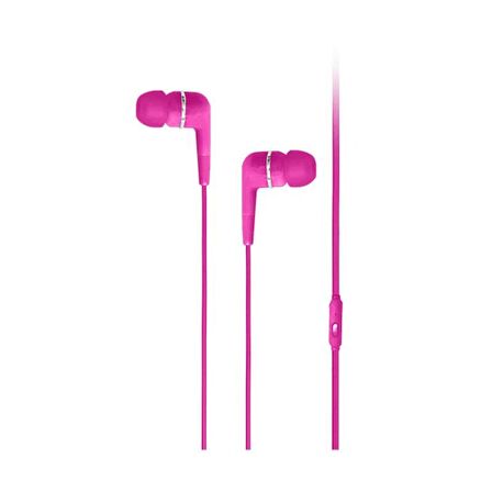 Taks Mikrofonlu Kulaklık Kulakiçi WE01 Serisi - Pembe - 5KMM123P