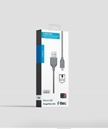 Ttec Micro Usb Kablosu 1.2M Grey