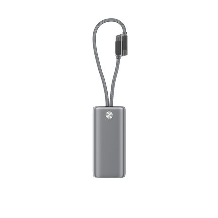 ttec ReCharger Pro TFT 15.000mAh PD 20W USB-C ve Lightning Dahili Kablolu Taşınabilir Hızlı Şarj Aleti Powerbank