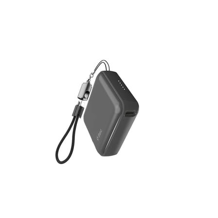 ttec ReCharger Mini 10.000mAh PD 22.5W USB-C Dahili Kablolu Taşınabilir Hızlı Şarj Aleti/Powerbank Uzay Grisi 2BB265UG
