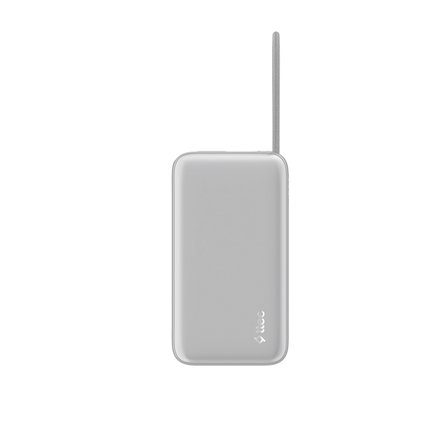 ttec ReCharger Pro LCD 10.000mAh PD 35W USB-C Makaralı Kablolu Taşınabilir Hızlı Şarj Aleti / Powerbank
