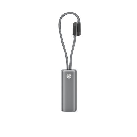 ttec ReCharger Pro TFT 10.000mAh PD 20W USB-C ve Lightning Dahili Kablolu Taşınabilir Hızlı Şarj Aleti Powerbank