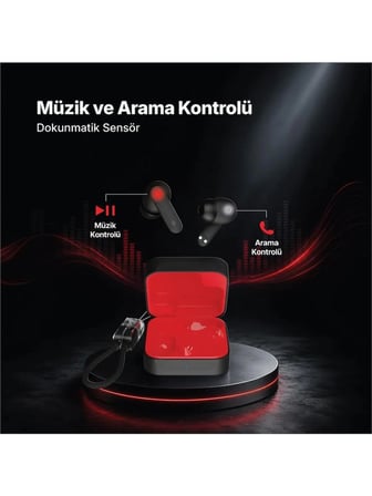 ttec AirBeat Pro Max Square ANC Gerçek Kablosuz TWS Bluetooth Kulaklık-2KM181