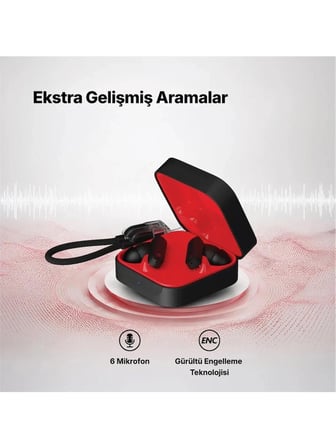 ttec AirBeat Pro Max Square ANC Gerçek Kablosuz TWS Bluetooth Kulaklık-2KM181