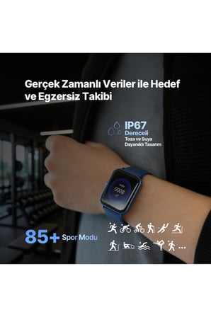 Tempus 44 mm Dikdörtgen Kasa Akıllı Saat 2S13WV1