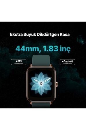 Tempus 44 mm Dikdörtgen Kasa Akıllı Saat 2S13WV1