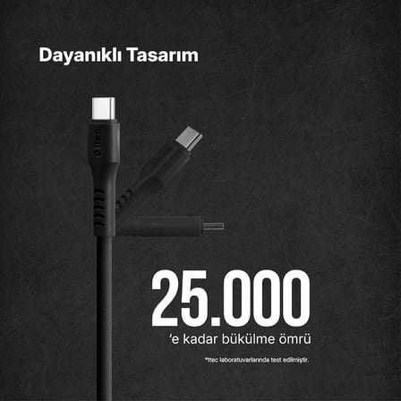  Ttec Usb-C - Usb-C 120CM 60W Pd/qc Hızlı Şarj/data Kablosu Siyah 2DK59S