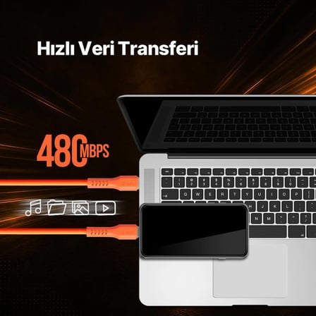 ttec Usb-c - Usb-c 120Cm 60W PD/Qc Beyaz Hızlı Şarj/Data Kablosu Beyaz 2DK59B