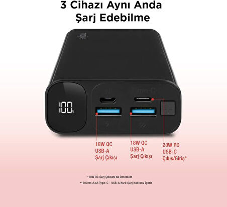 Mojue PB05 10000 mAh Powerbank Teşhir