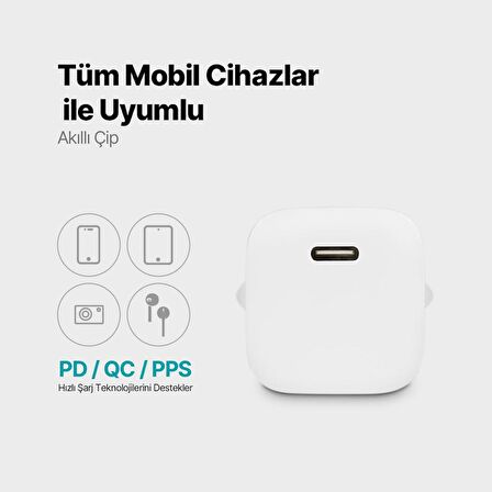 ttec SmartCharger 30W PD USB-C Seyahat Hızlı Şarj Aleti