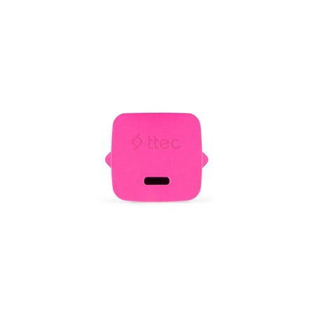 ttec SmartCharger GAN 20W PD Seyahat Hızlı Şarj Aleti + USB-C - Lightning 120cm Kablo Neon 2SCG20LN