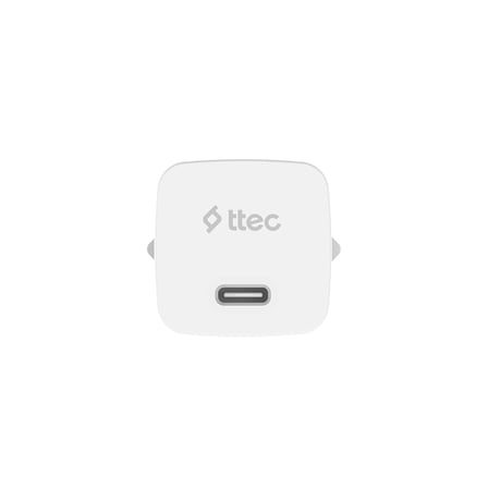 ttec SmartCharger GAN 20W PD Seyahat Hızlı Şarj Aleti + USB-C - Lightning 150cm Kablo